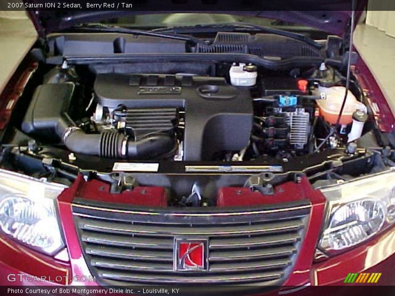 Berry Red / Tan 2007 Saturn ION 2 Sedan