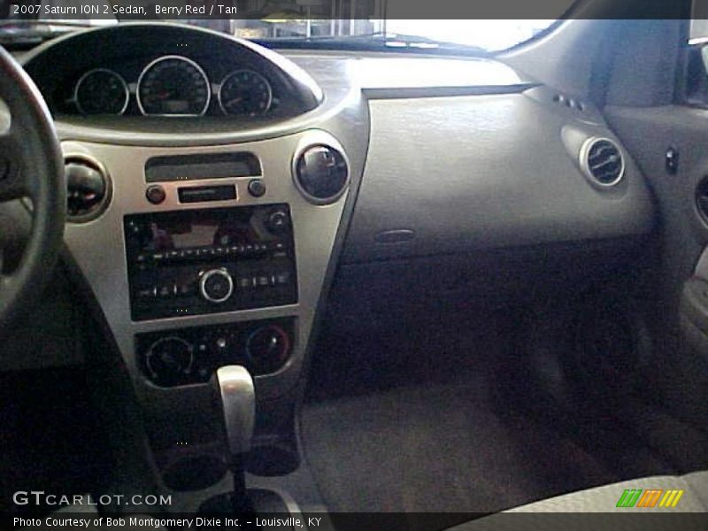 Berry Red / Tan 2007 Saturn ION 2 Sedan