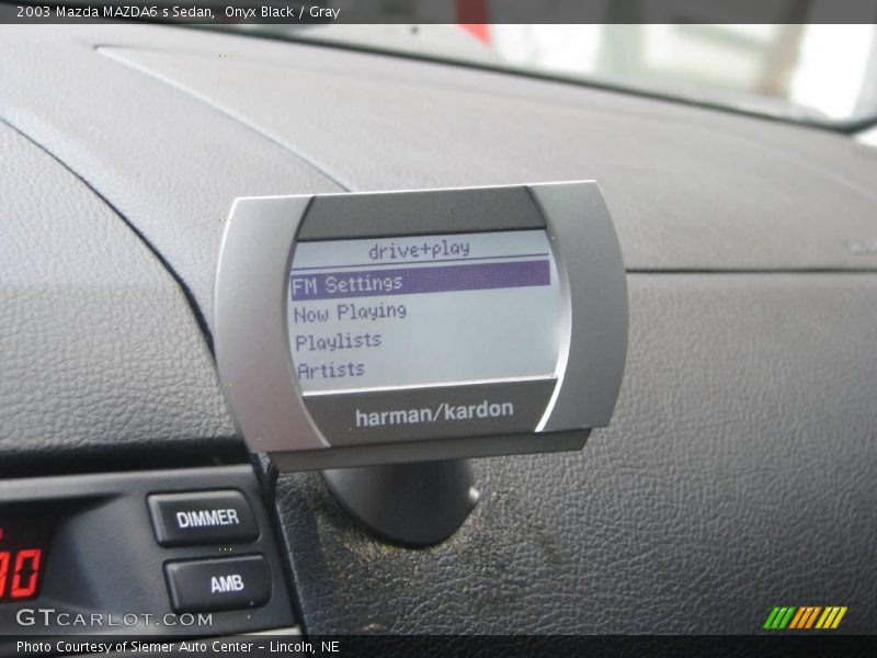 Onyx Black / Gray 2003 Mazda MAZDA6 s Sedan