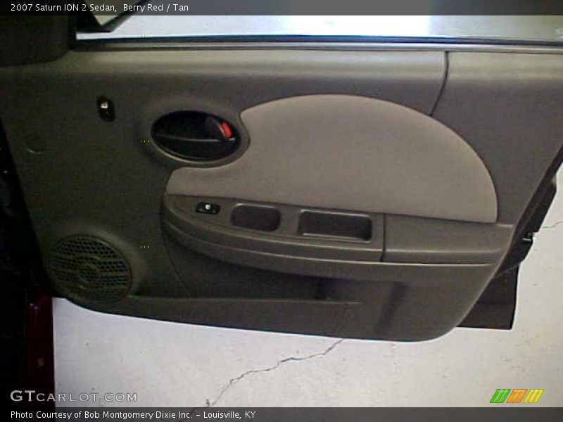 Berry Red / Tan 2007 Saturn ION 2 Sedan