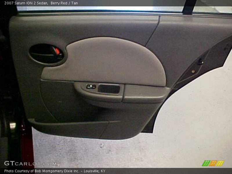 Berry Red / Tan 2007 Saturn ION 2 Sedan