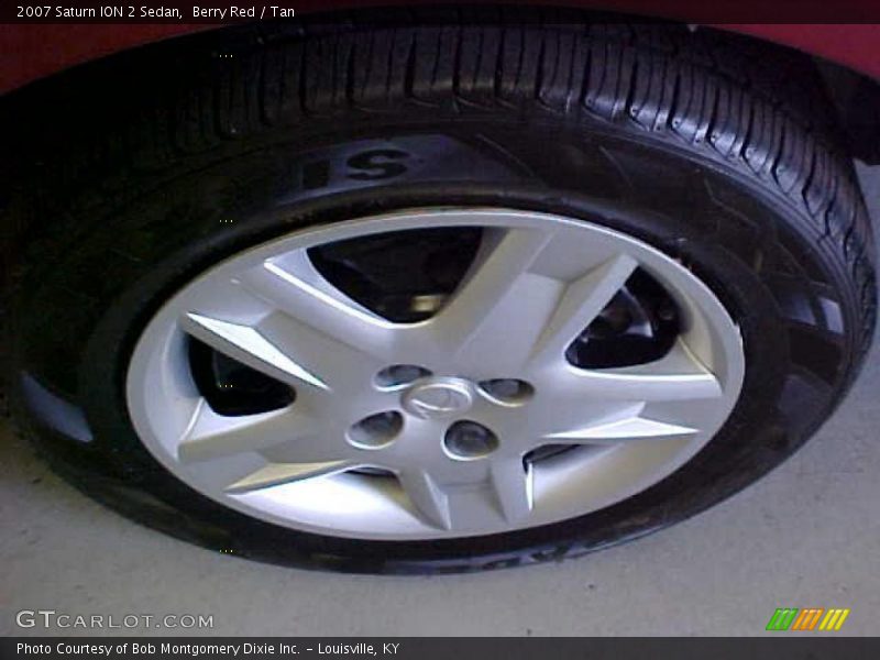 Berry Red / Tan 2007 Saturn ION 2 Sedan