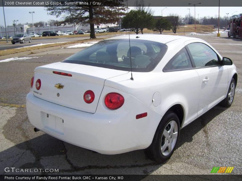 Summit White / Gray 2008 Chevrolet Cobalt LS Coupe