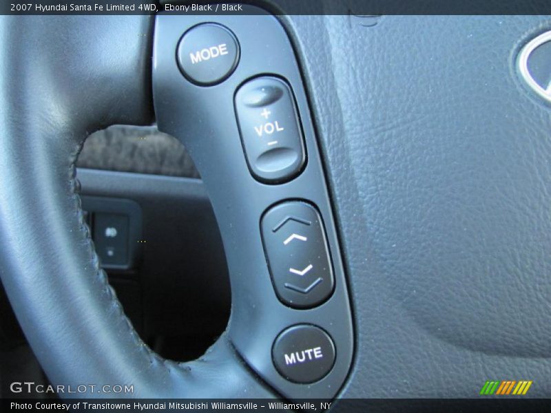 Ebony Black / Black 2007 Hyundai Santa Fe Limited 4WD
