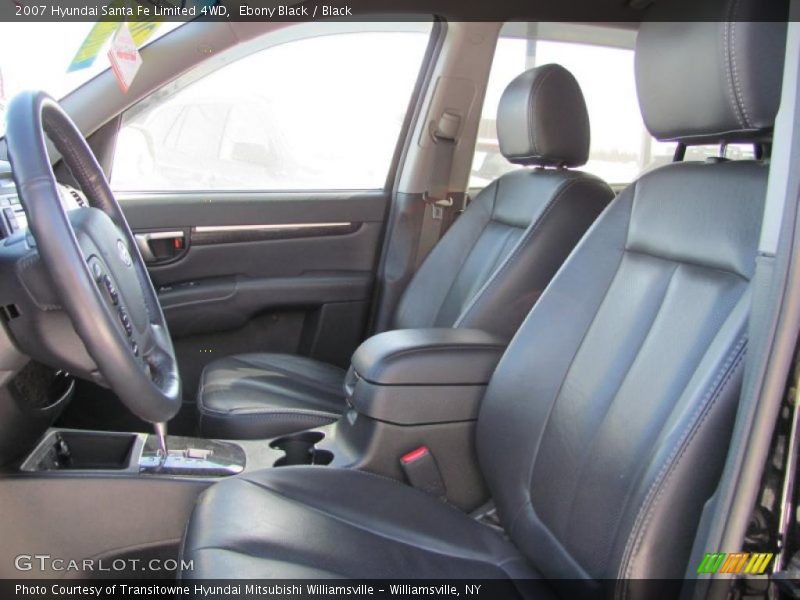 Ebony Black / Black 2007 Hyundai Santa Fe Limited 4WD