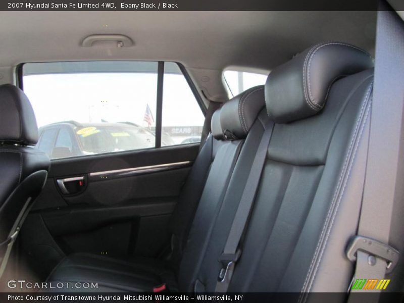 Ebony Black / Black 2007 Hyundai Santa Fe Limited 4WD