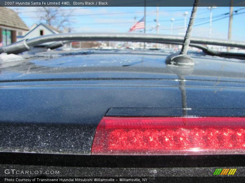 Ebony Black / Black 2007 Hyundai Santa Fe Limited 4WD