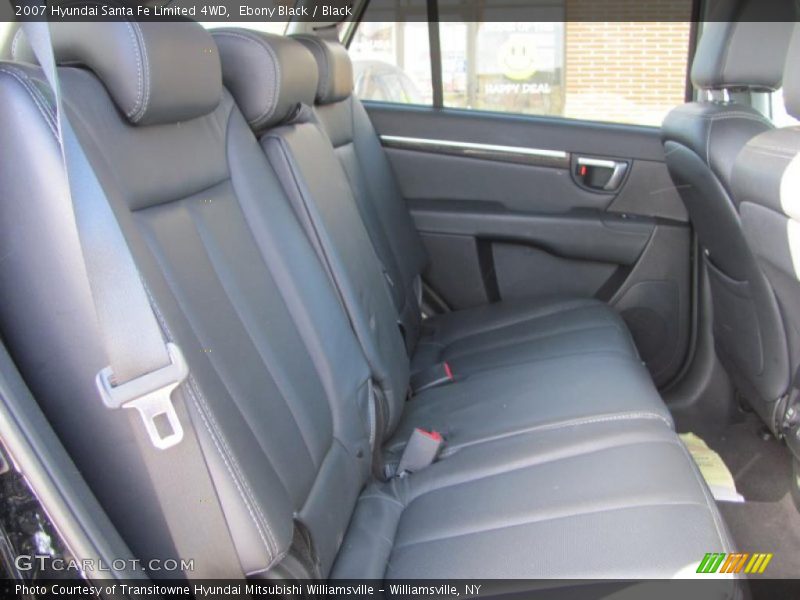 Ebony Black / Black 2007 Hyundai Santa Fe Limited 4WD