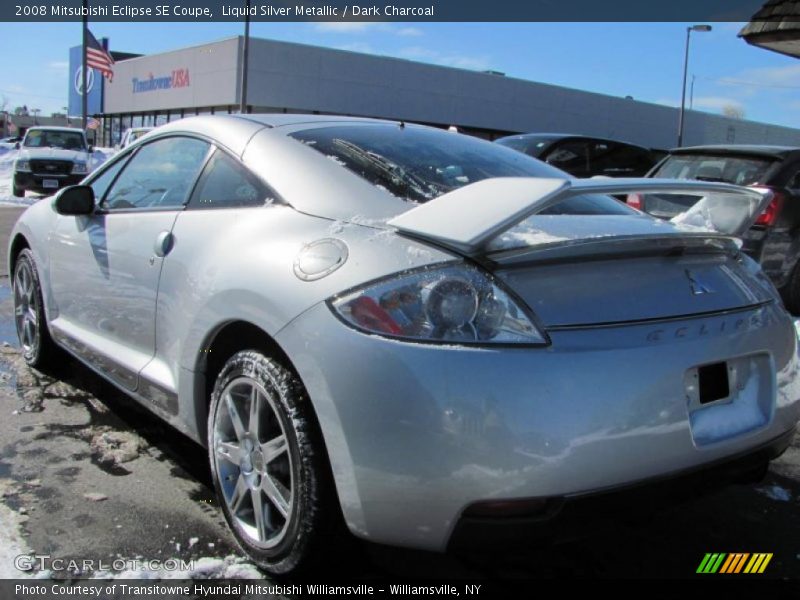 Liquid Silver Metallic / Dark Charcoal 2008 Mitsubishi Eclipse SE Coupe