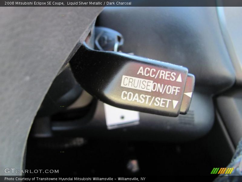Liquid Silver Metallic / Dark Charcoal 2008 Mitsubishi Eclipse SE Coupe