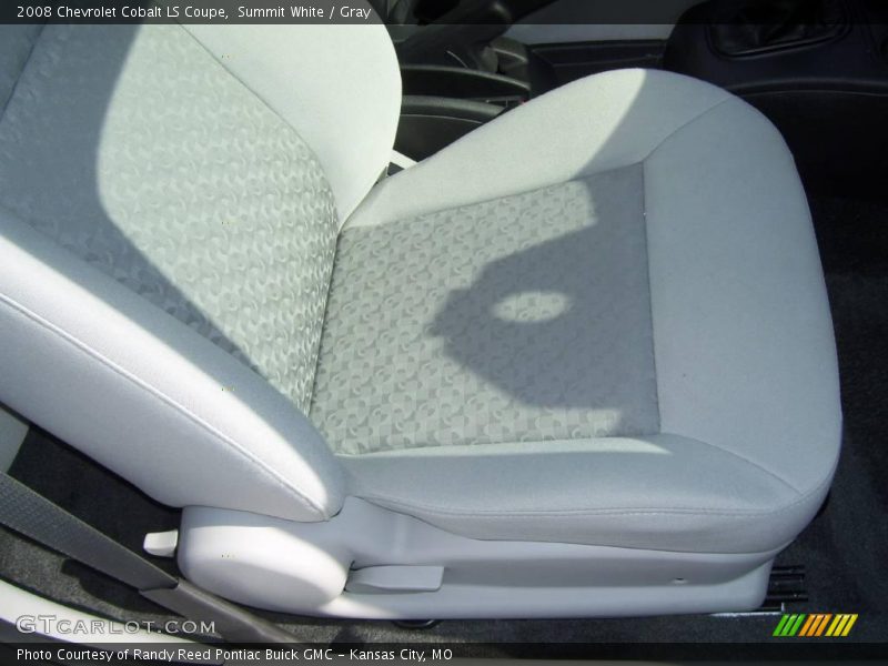 Summit White / Gray 2008 Chevrolet Cobalt LS Coupe