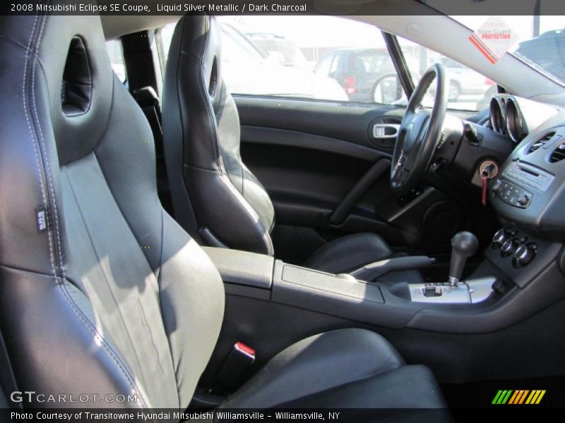Liquid Silver Metallic / Dark Charcoal 2008 Mitsubishi Eclipse SE Coupe