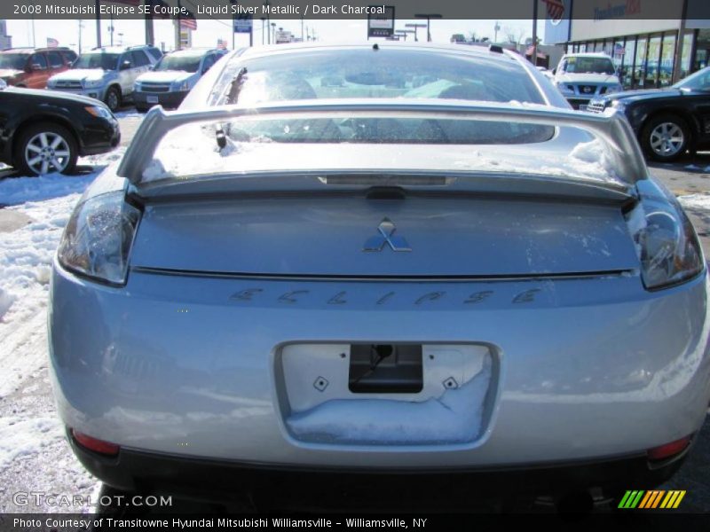 Liquid Silver Metallic / Dark Charcoal 2008 Mitsubishi Eclipse SE Coupe