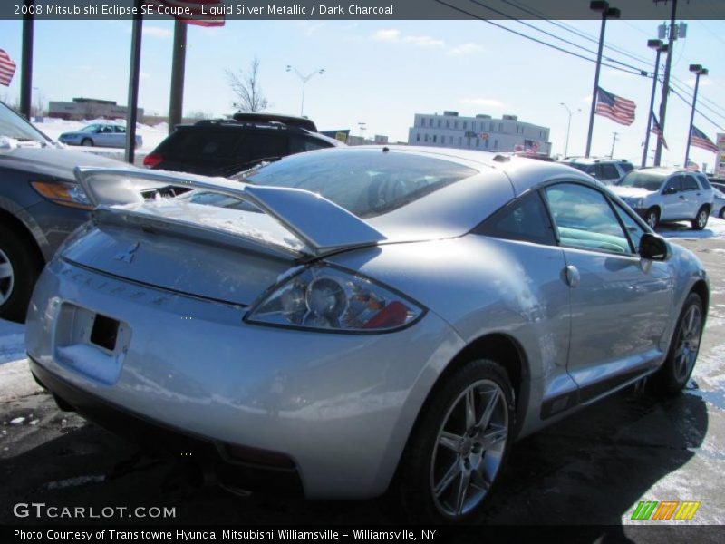 Liquid Silver Metallic / Dark Charcoal 2008 Mitsubishi Eclipse SE Coupe