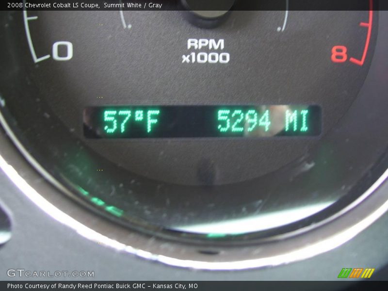 Summit White / Gray 2008 Chevrolet Cobalt LS Coupe