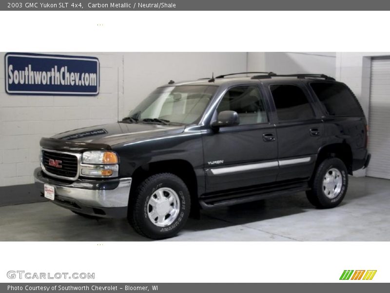 Carbon Metallic / Neutral/Shale 2003 GMC Yukon SLT 4x4
