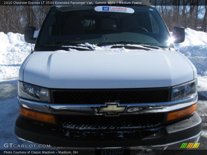 Summit White / Medium Pewter 2010 Chevrolet Express LT 3500 Extended Passenger Van