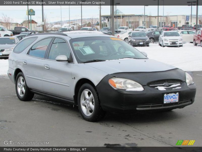 Silver Frost Metallic / Medium Graphite 2000 Ford Taurus SE Wagon