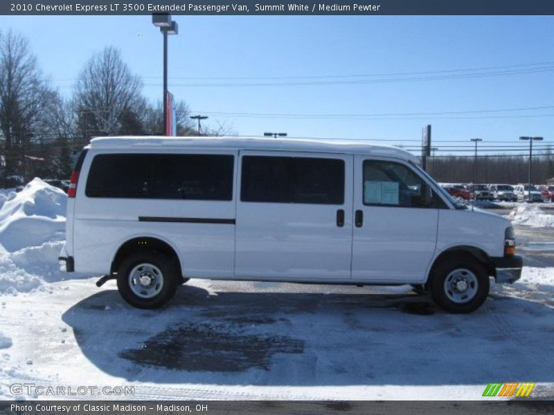 Summit White / Medium Pewter 2010 Chevrolet Express LT 3500 Extended Passenger Van