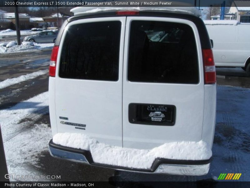 Summit White / Medium Pewter 2010 Chevrolet Express LT 3500 Extended Passenger Van