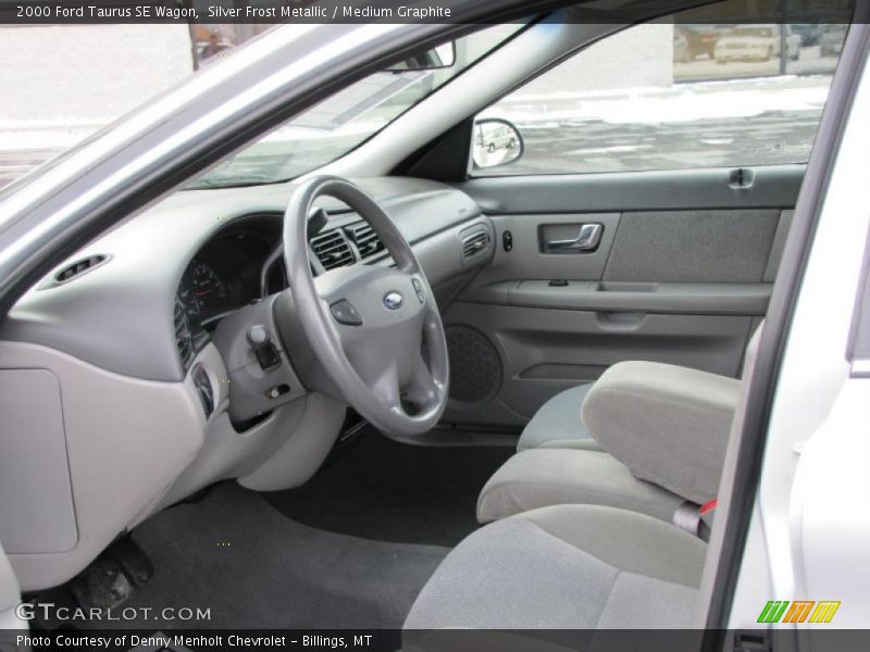  2000 Taurus SE Wagon Medium Graphite Interior