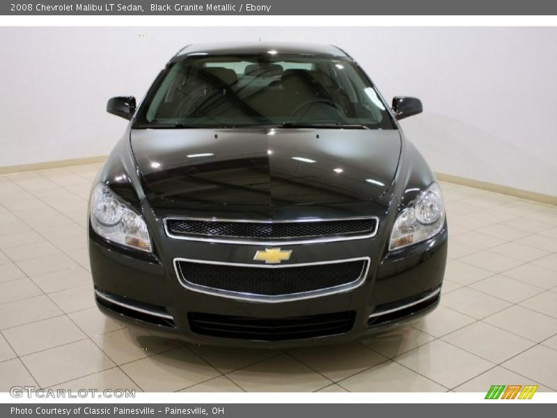 Black Granite Metallic / Ebony 2008 Chevrolet Malibu LT Sedan