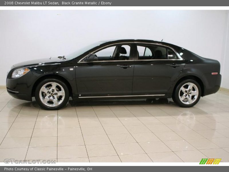 Black Granite Metallic / Ebony 2008 Chevrolet Malibu LT Sedan