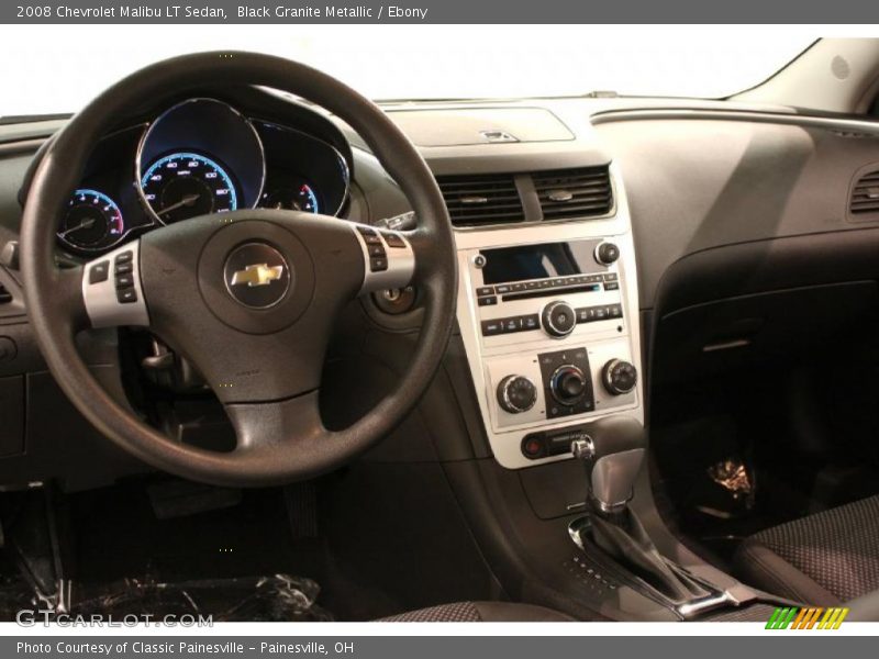 Black Granite Metallic / Ebony 2008 Chevrolet Malibu LT Sedan