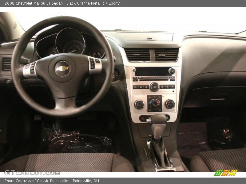 Black Granite Metallic / Ebony 2008 Chevrolet Malibu LT Sedan