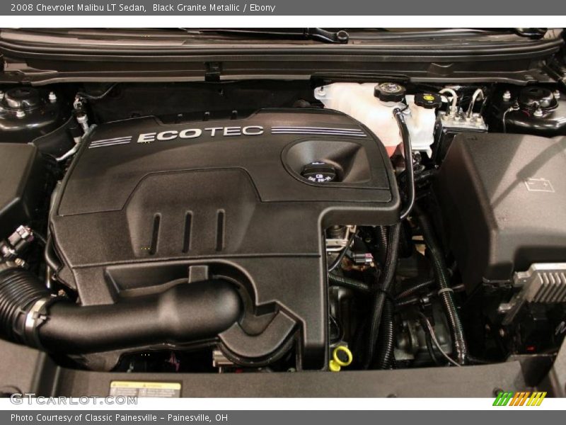 Black Granite Metallic / Ebony 2008 Chevrolet Malibu LT Sedan