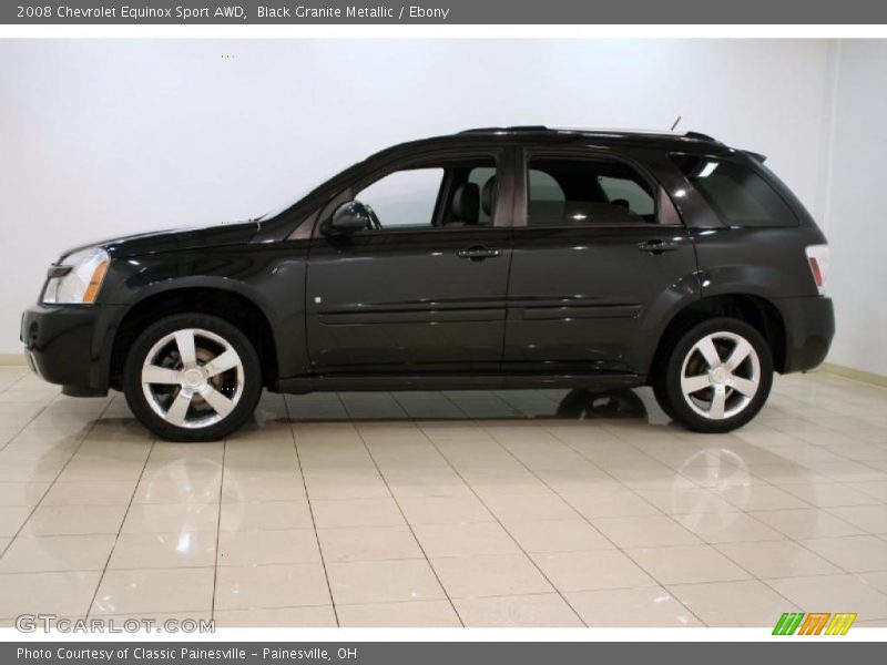 Black Granite Metallic / Ebony 2008 Chevrolet Equinox Sport AWD