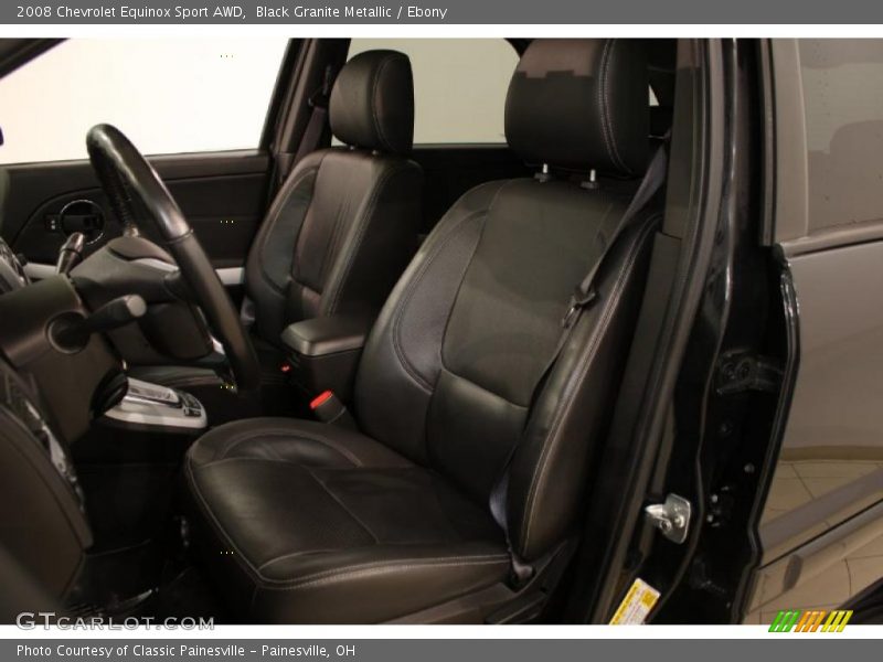  2008 Equinox Sport AWD Ebony Interior
