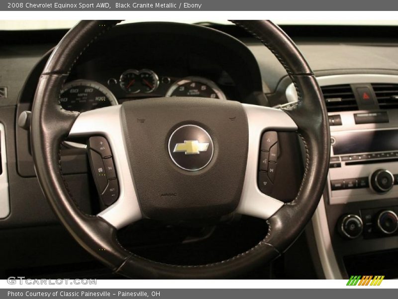 Black Granite Metallic / Ebony 2008 Chevrolet Equinox Sport AWD