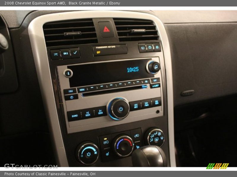 Controls of 2008 Equinox Sport AWD
