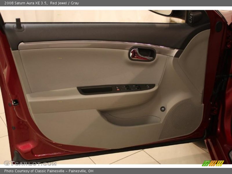 Red Jewel / Gray 2008 Saturn Aura XE 3.5