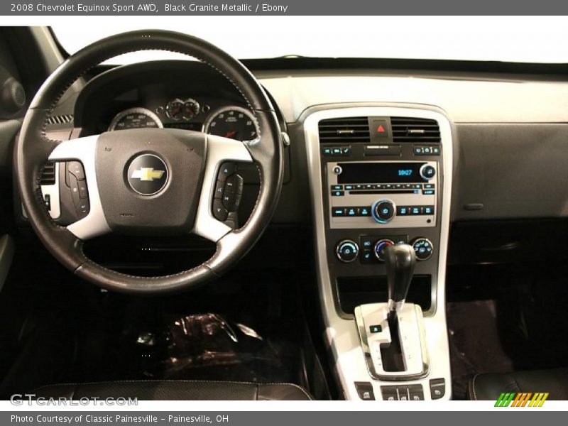 Black Granite Metallic / Ebony 2008 Chevrolet Equinox Sport AWD