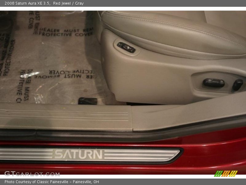 Red Jewel / Gray 2008 Saturn Aura XE 3.5