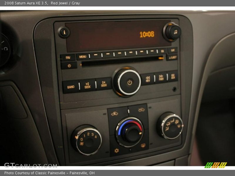 Red Jewel / Gray 2008 Saturn Aura XE 3.5