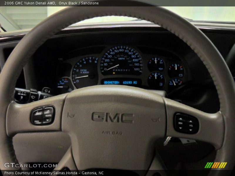 Onyx Black / Sandstone 2006 GMC Yukon Denali AWD