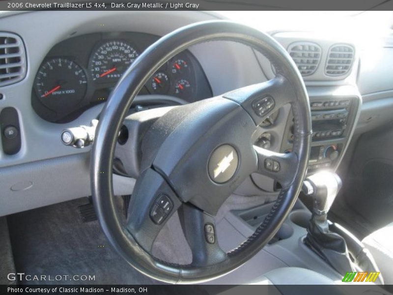 Dark Gray Metallic / Light Gray 2006 Chevrolet TrailBlazer LS 4x4