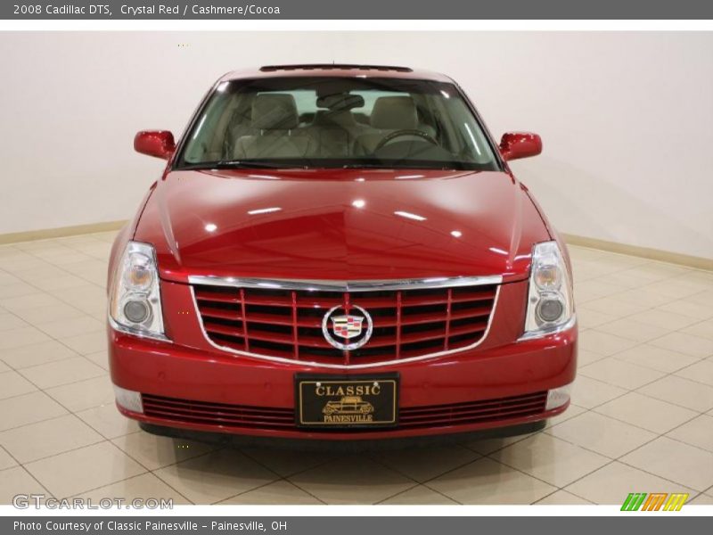 Crystal Red / Cashmere/Cocoa 2008 Cadillac DTS