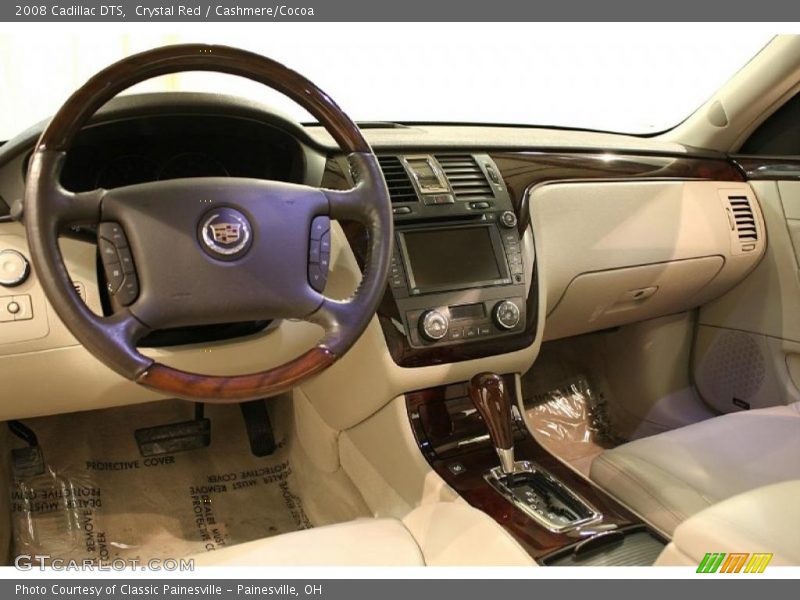 Crystal Red / Cashmere/Cocoa 2008 Cadillac DTS