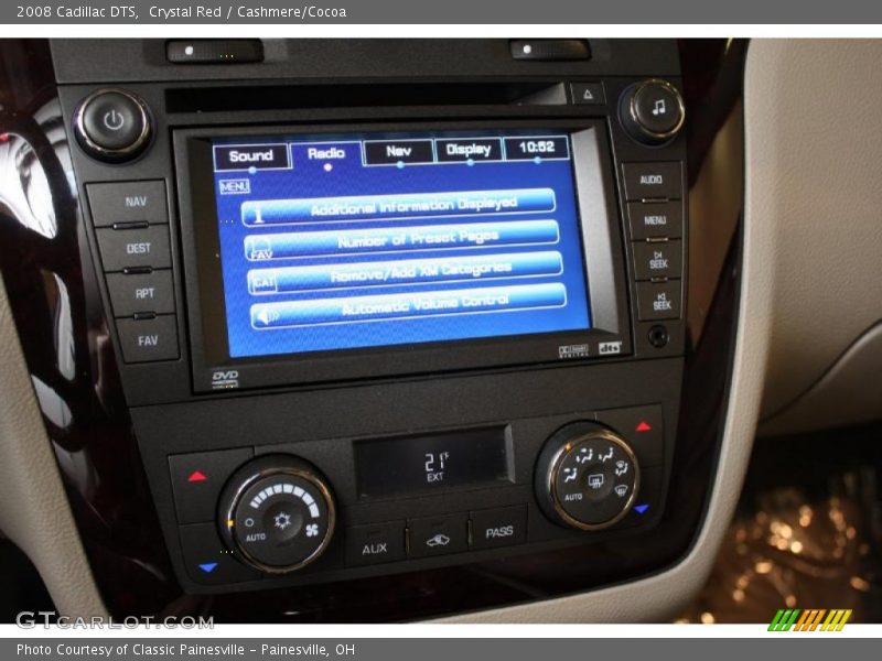 Crystal Red / Cashmere/Cocoa 2008 Cadillac DTS