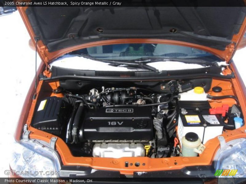  2005 Aveo LS Hatchback Engine - 1.6L DOHC 16V 4 Cylinder