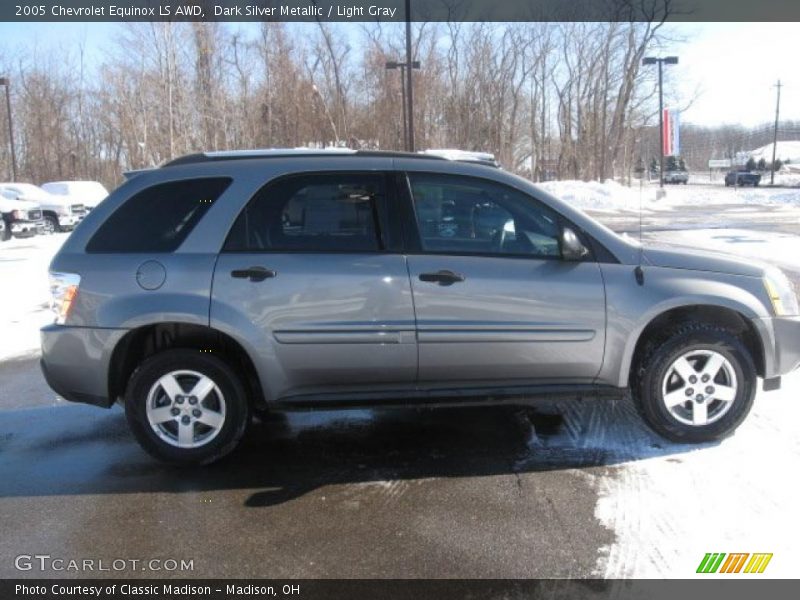 Dark Silver Metallic / Light Gray 2005 Chevrolet Equinox LS AWD