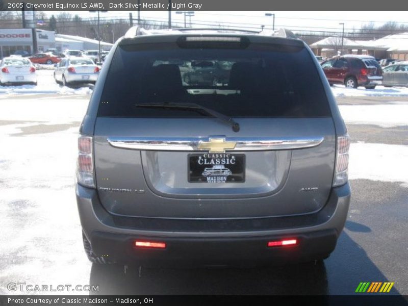 Dark Silver Metallic / Light Gray 2005 Chevrolet Equinox LS AWD