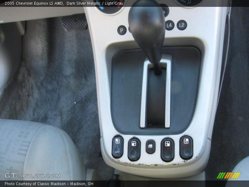 Dark Silver Metallic / Light Gray 2005 Chevrolet Equinox LS AWD