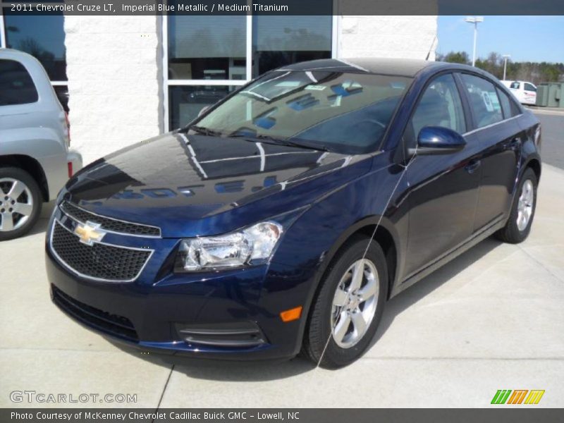 Imperial Blue Metallic / Medium Titanium 2011 Chevrolet Cruze LT