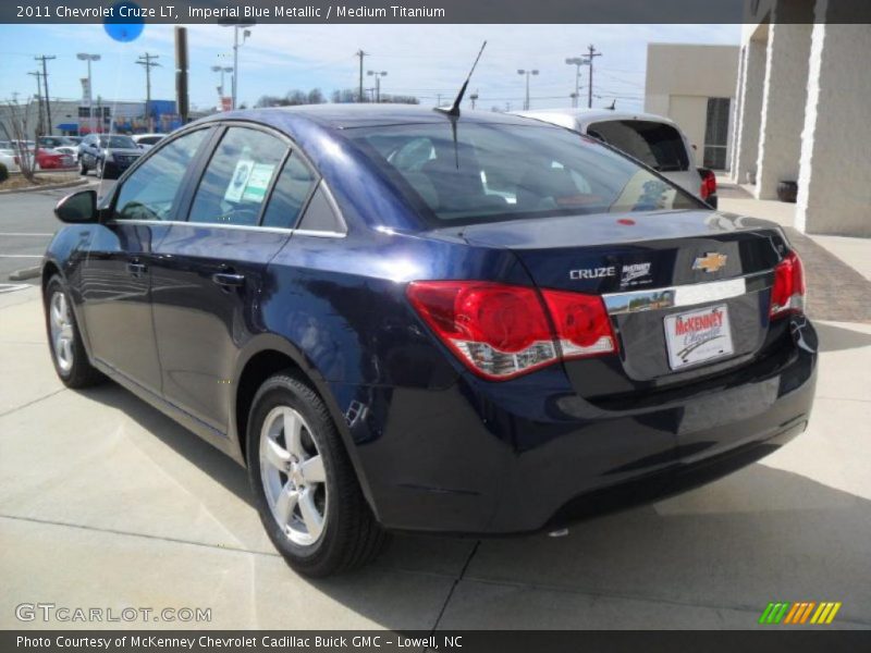 Imperial Blue Metallic / Medium Titanium 2011 Chevrolet Cruze LT