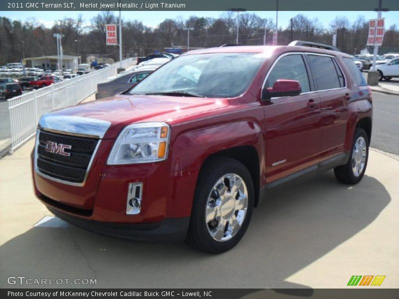 Merlot Jewel Metallic / Light Titanium 2011 GMC Terrain SLT
